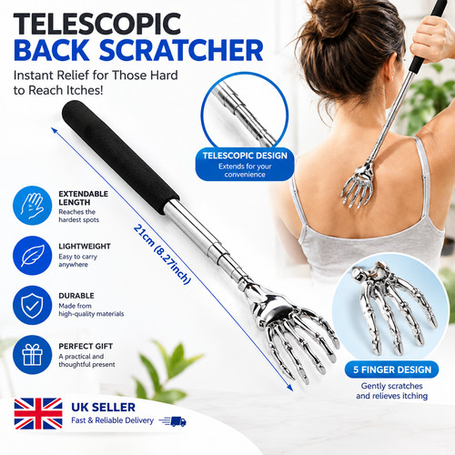Extendable back scratcher - extendable,