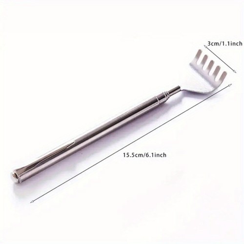 Silvery telescopic back - silvery,