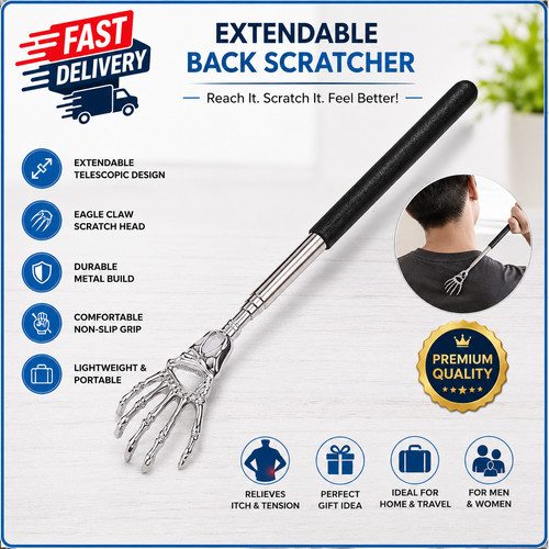 Extendable back scratcher - extendable,