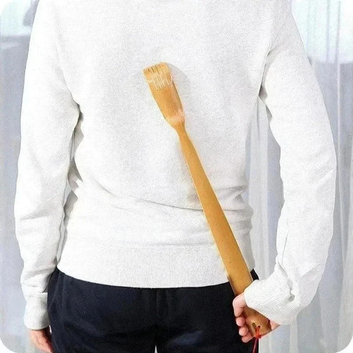 Bamboo back scratcher - bamboo, wood