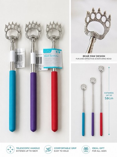 Telescopic bear paw back - telescopic,