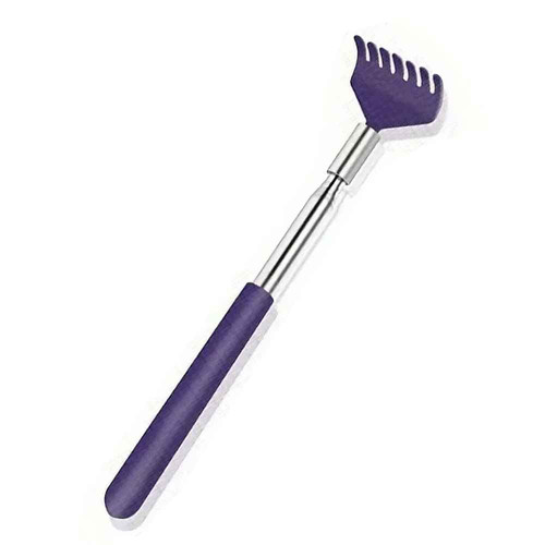 Stainless steel back scratcher - steel,