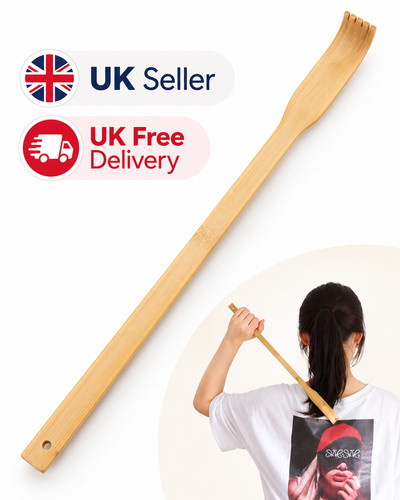 Bamboo back scratcher wooden - scratcher,