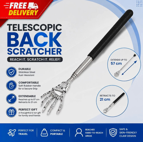 Extendable back scratcher - extendable,