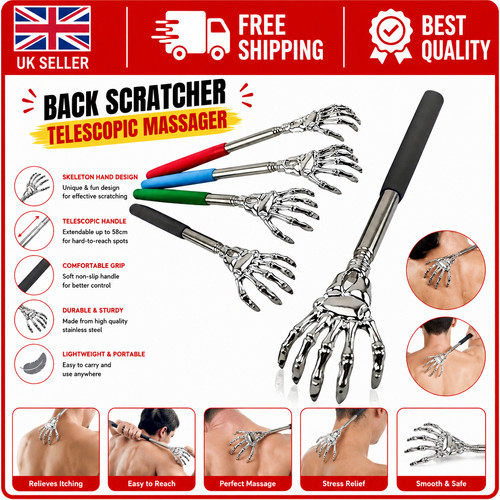 Extendable back scratcher - back,