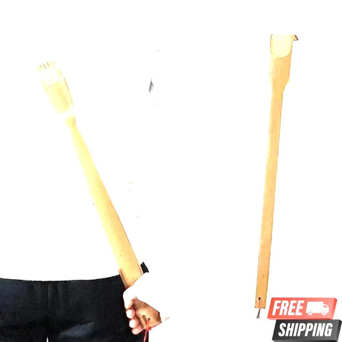 Bamboo back scratcher long - bamboo,