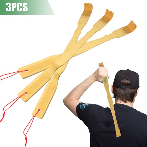 3pcs long handle bamboo back - long,