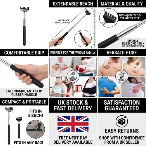 Black telescopic back - black,