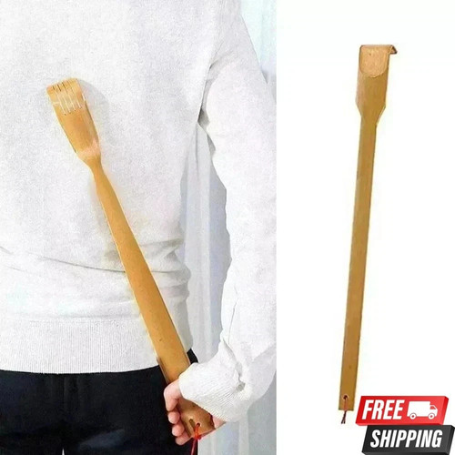 Bamboo back scratcher - back, long