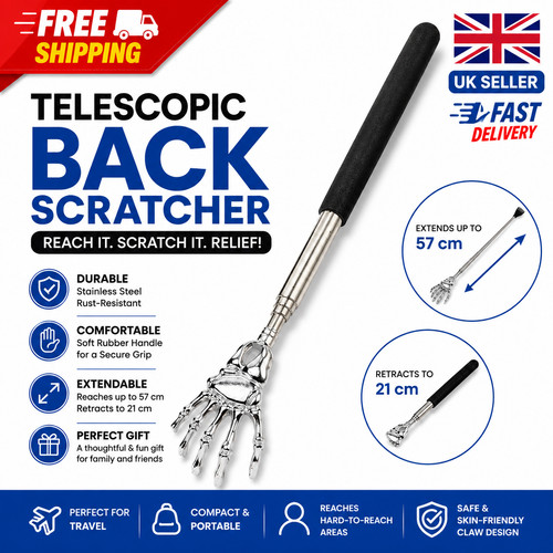 Extendable back scratcher - extendable,
