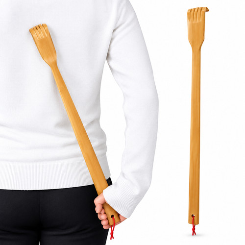 Bamboo back scratcher stick - bamboo,