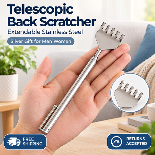 Telescopic back scratcher - telescopic,