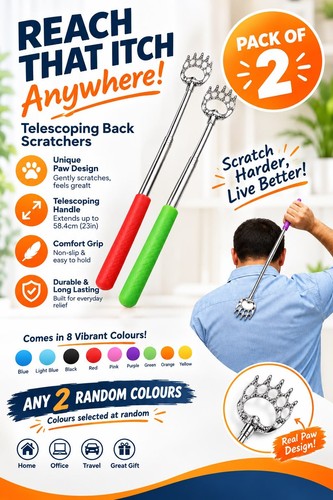 Extendable back scratcher - extendable,