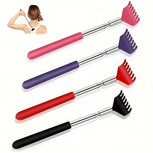Stainless steel back scratcher - stainless,