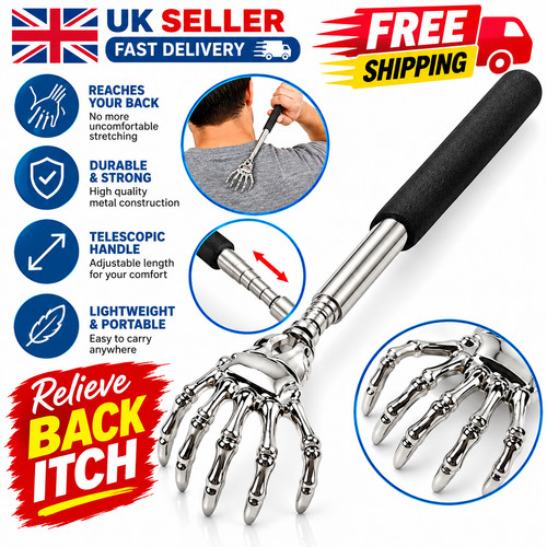 Extendable back scratcher - extendable,