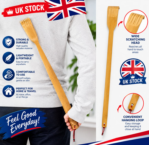 Bamboo back scratcher wood - back,