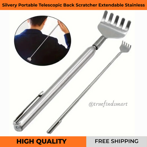 Silvery telescopic back - silvery,